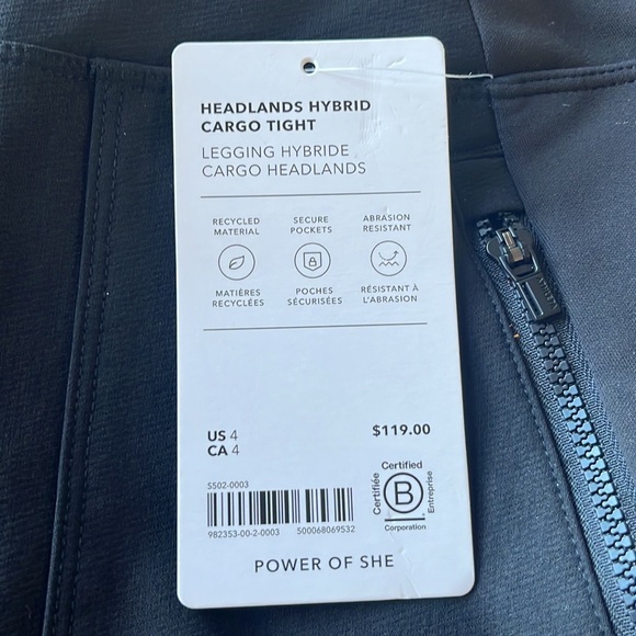 Athleta Headlands Hybrid Cargo II Tight - Picture 10 of 10